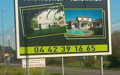 Enseigne Publicitaire à Châteaurenard, Fabrication & Pose